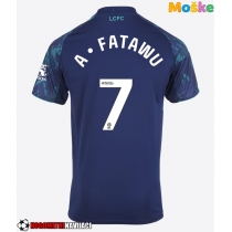 Moške Nogometnih dresov Leicester City Issahaku Fatawu #7 Gostujoči 2025-26 Kratki rokavi